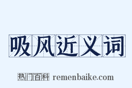 吸风近义词是什么意思的图片